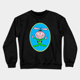 Retro Cartoon Alien - Quisp Crewneck Sweatshirt